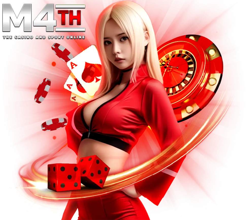 M4TH ฮีโร่บล็อกคาสิโนสด สาวสวยแจกไพ่